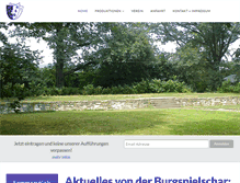 Tablet Screenshot of burgspielschar.de